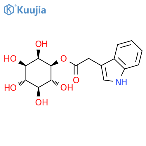 1D-1-O-(indol-3-yl)acetyl-myo-inositol structure