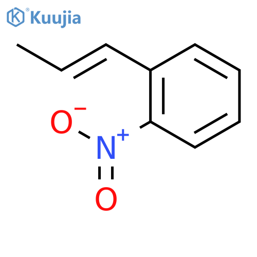 Benzene, 1-nitro-2-(1-propenyl)- structure
