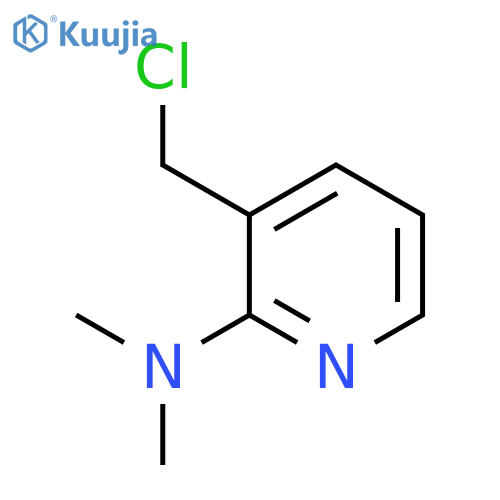 3-(chloromethyl)-N,N-dimethylpyridin-2-amine structure