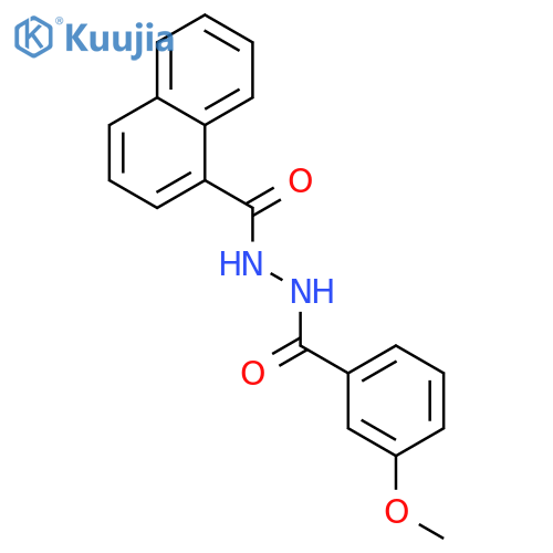 1-(3-Methoxybenzoyl)-2-(1-naphthoyl)-hydrazine structure