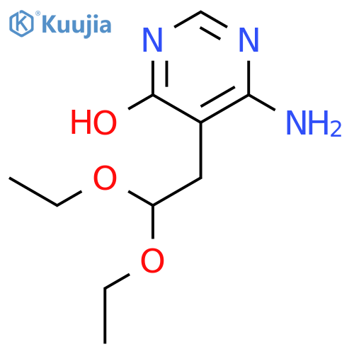 6-Amino-5(2,2-diethoxyethyl)-4-hydroxy Pyrimidine structure