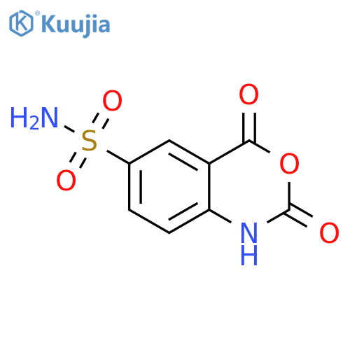 2,4-dioxo-2,4-dihydro-1H-3,1-benzoxazine-6-sulfonamide structure