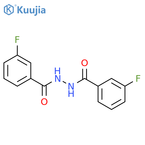 Benzoic acid,3-fluoro-, 2-(3-fluorobenzoyl)hydrazide structure