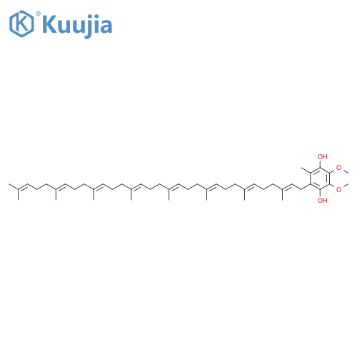 1,4-Benzenediol, 2,3-dimethoxy-5-methyl-6-[(2E,6E,10E,14E,18E,22E,26E)-3,7,11,15,19,23,27,31-octamethyl-2,6,10,14,18,22,26,30-dotriacontaoctaen-1-yl]- structure