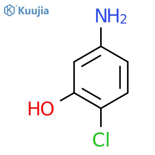 2-Chloro-5-aminophenol structure
