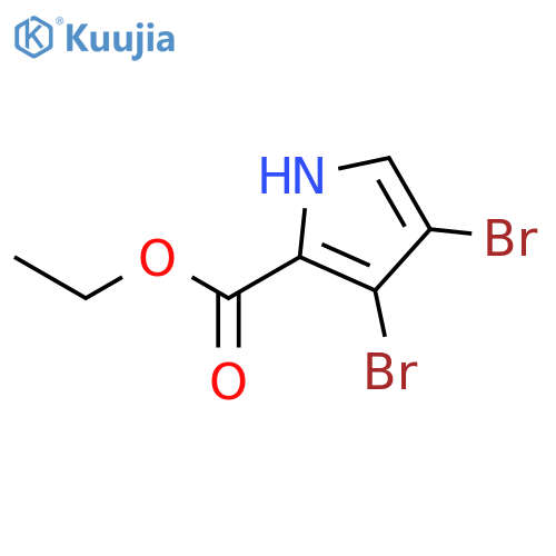 1H-Pyrrole-2-carboxylic acid, 3,4-dibromo-, ethyl ester structure