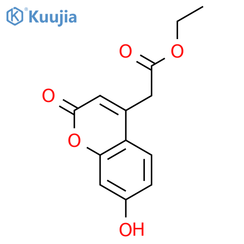 ethyl (7-hydroxy-2-oxo-2H-chromen-4-yl)acetate structure