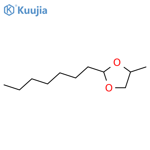 1,3-Dioxolane,2-heptyl-4-methyl- structure