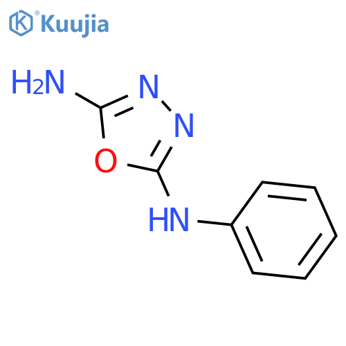 N2-phenyl-1,3,4-oxadiazole-2,5-diamine structure