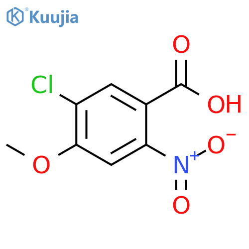 Benzoic acid, 5-chloro-4-methoxy-2-nitro- structure