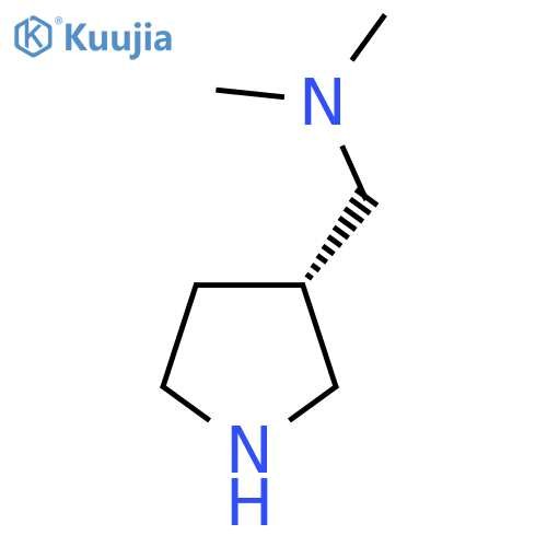 dimethyl({[(3S)-pyrrolidin-3-yl]methyl})amine structure