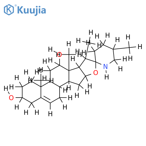 (22R, 25R)-spirosol-5-ene-3beta,12beta-diol structure