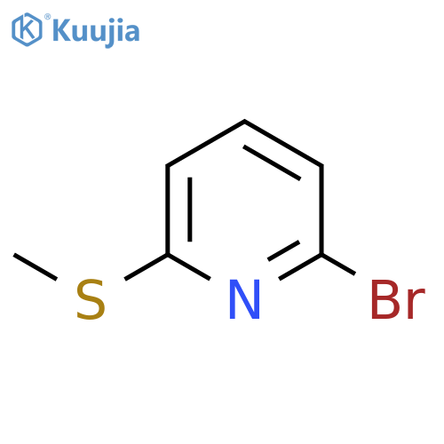 2-Bromo-6-(methylthio)pyridine structure