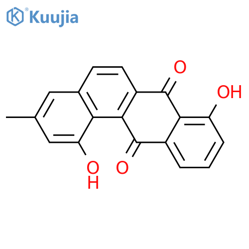 Benz[a]anthracene-7,12-dione,1,8-dihydroxy-3-methyl- structure