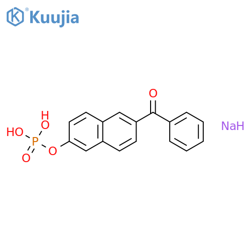 6-Benzoyl-2-naphthylphosphate Disodium Salt structure