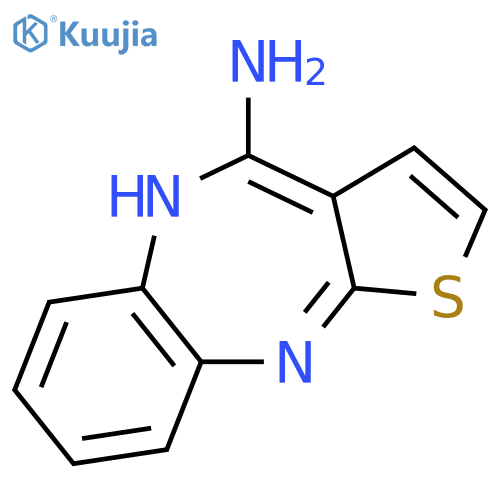 10H-Thieno[2,3-b][1,5]benzodiazepin-4-amine structure