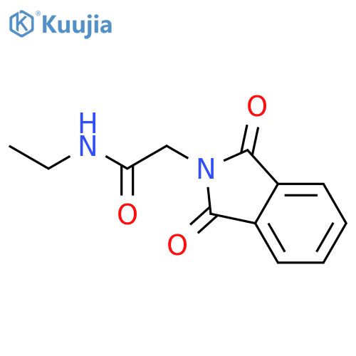 2-(1,3-dioxo-1,3-dihydro-2H-isoindol-2-yl)-N-ethylacetamide structure