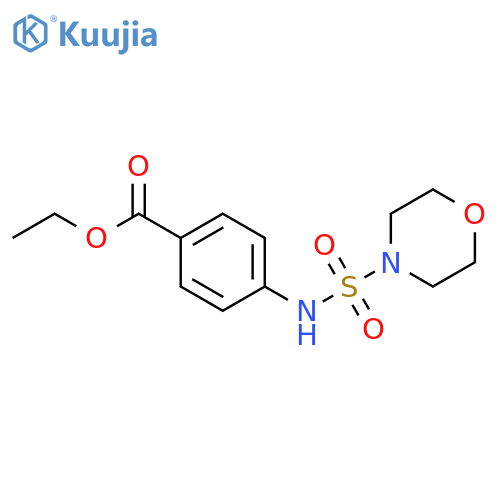 ethyl 4-[(morpholine-4-sulfonyl)amino]benzoate structure