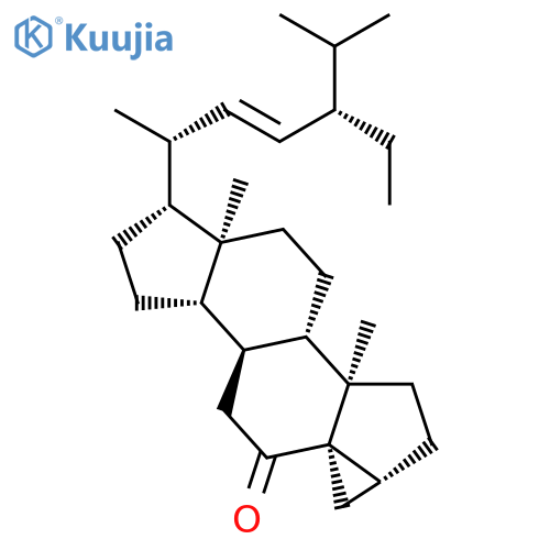 (22E)-3α,5-cyclo-5α-24-ethylcholest-22-en-6-one structure