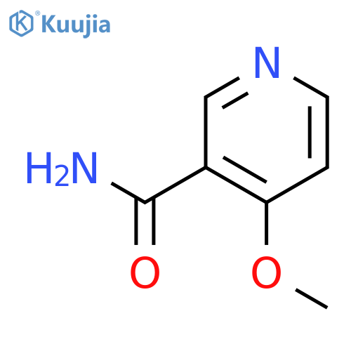 4-methoxy-3-Pyridinecarboxamide structure