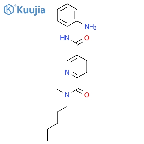 2,5-PYRIDINEDICARBOXAMIDE, N5-(2-AMINOPHENYL)-N2-METHYL-N2-PENTYL- structure