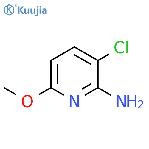 3-chloro-6-methoxypyridin-2-amine structure