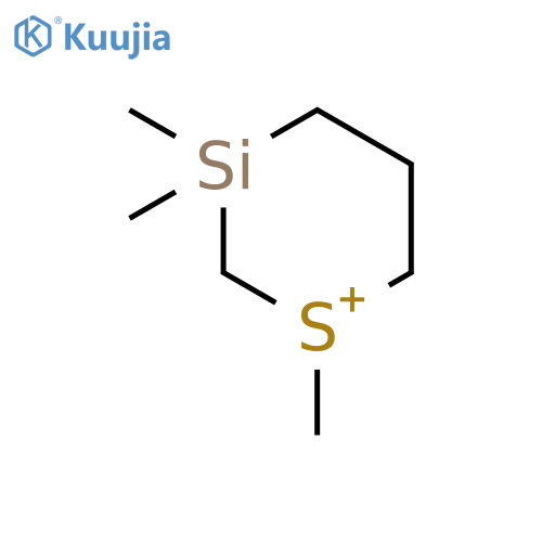 1-THIA-3-SILACYCLOHEXANIUM, 1,3,3-TRIMETHYL- structure