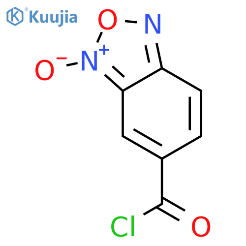 2,1,3-Benzoxadiazole-5-carbonylchloride, 3-oxide structure