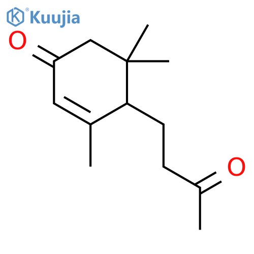 3,5,5-Trimethyl-4-(3-oxobutyl)-2-cyclohexen-1-one structure