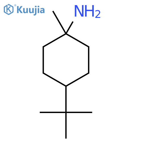 4-tert-butyl-1-methylcyclohexan-1-amine structure