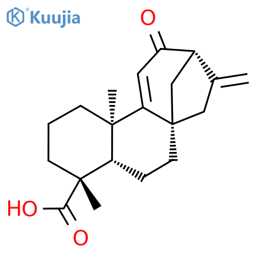 (1S,4S,5R,9R,13S)-5,9-Dimethyl-14-methylidene-12-oxotetracyclo[11.2.1.01,10.04,9]hexadec-10-ene-5-carboxylic acid structure