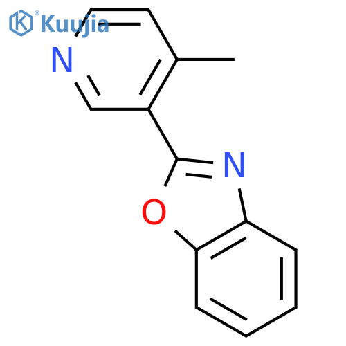 Benzoxazole, 2-(4-methyl-3-pyridinyl)- structure