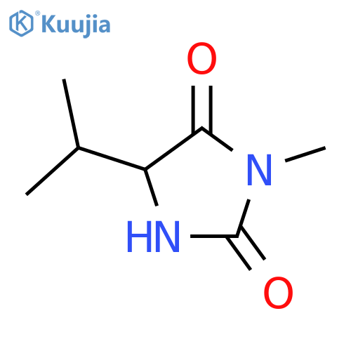 2,4-Imidazolidinedione,3-methyl-5-(1-methylethyl)- structure