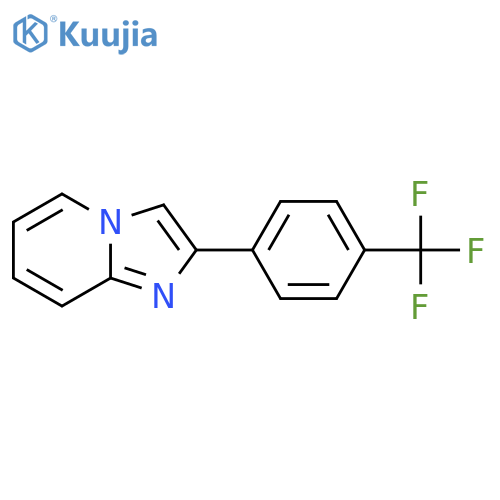 2-[4-(Trifluoromethyl)phenyl]-1-azaindolizine structure