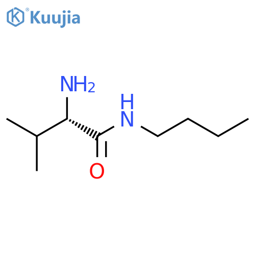 BUTANAMIDE, 2-AMINO-N-BUTYL-3-METHYL-, (2S)- structure