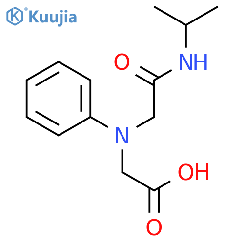 Glycine, N-[2-[(1-methylethyl)amino]-2-oxoethyl]-N-phenyl- structure