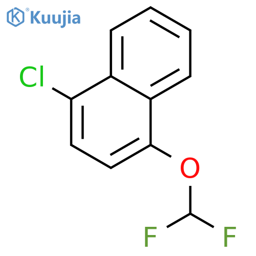 1-Chloro-4-(difluoromethoxy)naphthalene structure