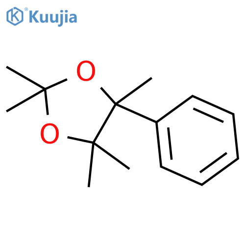 1,3-DIOXOLANE, 2,2,4,4,5-PENTAMETHYL-5-PHENYL- structure