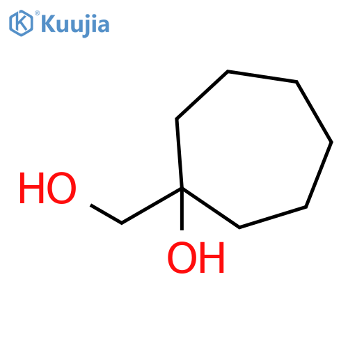Cycloheptanemethanol,1-hydroxy- structure