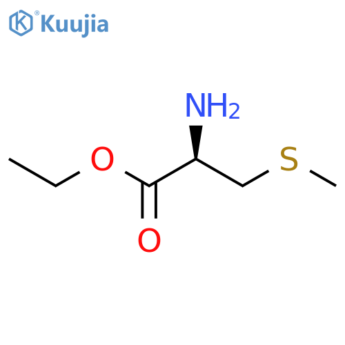 ethyl (2R)-2-amino-3-(methylsulfanyl)propanoate structure