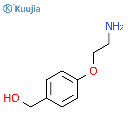 4-(2-aminoethoxy)phenylmethanol structure