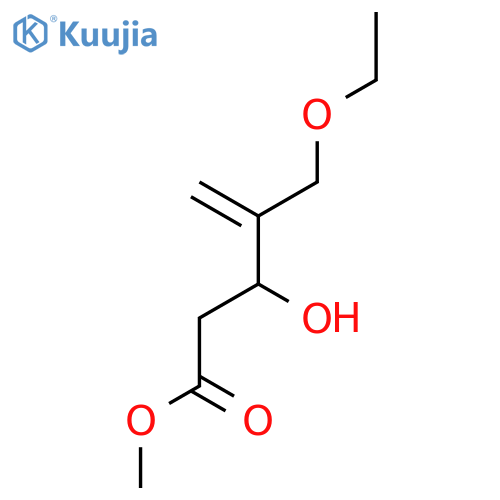methyl 4-ethoxymethyl-3-hydroxy-4-pentenoate structure
