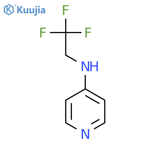 N-(2,2,2-trifluoroethyl)pyridin-4-amine structure