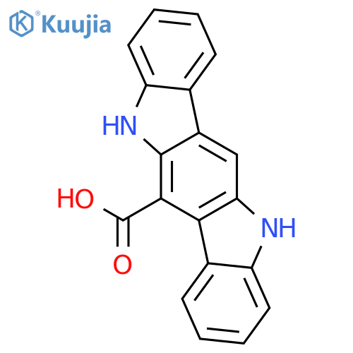 5,11-Dihydroindolo3,2-bcarbazole-6-carboxylic acid structure