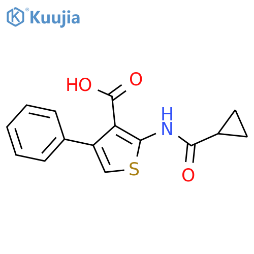 2-Cyclopropaneamido-4-Phenylthiophene-3-Carboxylic Acid structure