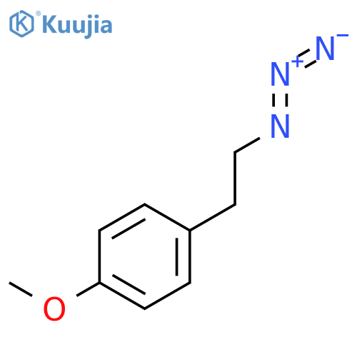 1-(2-azidoethyl)-4-methoxybenzene structure