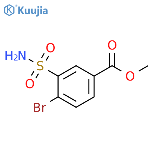 methyl 4-bromo-3-sulfamoylbenzoate structure