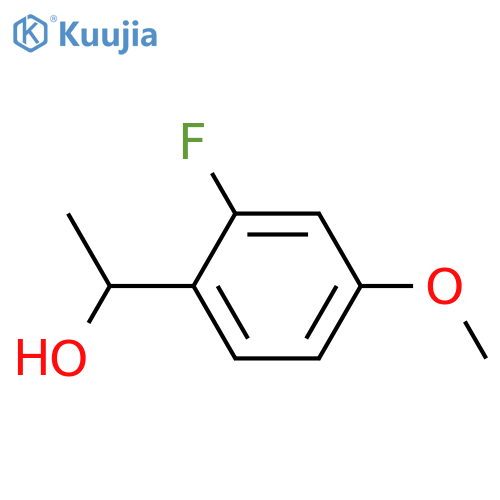 1-(2-Fluoro-4-methoxyphenyl)ethanol structure