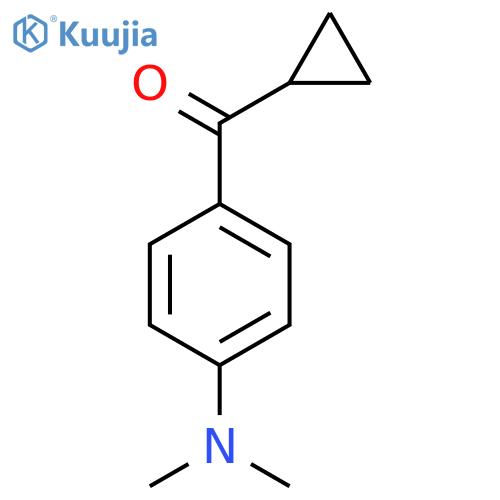 Cyclopropyl(4-(dimethylamino)phenyl)methanone structure