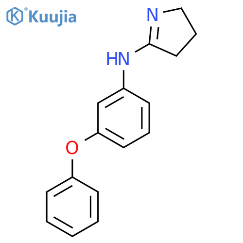 N-(3-phenoxyphenyl)-3,4-dihydro-2H-pyrrol-5-amine structure